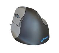 BakkerElkhuizen Evoluent4 Wired Left Handed Vertical Mouse Medium Black/Grey/Silver BNEEVL4
