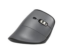 BakkerElkhuizen FastForward Pro 3-Mode Vertical Ergonomic Mouse with Hyperscroll, Horizontal Scroll, Bluetooth/2.4G/USB-C, Silent Clicks, 2400 DPI, Rechargeable, for Windows & Mac