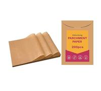 BAKLICIOUS Unbleached Heavy Duty Parchment Paper - Pre-Cut Baking Sheets 12x16 Inch (30x40cm), 200 Pack | Non-Stick, Greaseproof, Eco-Friendly