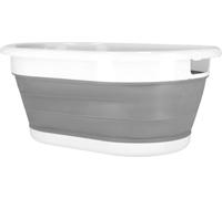 BAKOKI Foldable Laundry Basket 24L Pop Up Storage Bin Collapsible Portable Washing Tub Space Saving for RV Fishing Car Washing Household Camping Outdoor