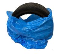 BAKOKI Set of 4 Tyre Bags, Protective Covers, Wheel Covers Blue - Tyre Protection Cover Tear-Resistant and Stable Tyre Storage - Tyre Bags up to 20 Inches - Tyre Bag, Tyre Bags Setm - Tyre Cover