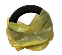 BAKOKI Set of 4 Tyre Bags, Protective Covers, Yellow Wheel Covers, Tyre Protective Cover, Tear-Resistant and Stable Tyre Storage, Tyre Bags up to 20 Inches, Tyre Bag, Tyre Bags Setm