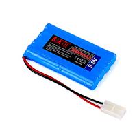 BAKTH NiMH RC Battery Racing Pack for Model Making Cars, Tarpaulin, Robot (Toy), High Performance RC Battery Pack + Coaster as a Gift