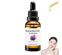 Bakuchiol Oil Organic Cold Pressed, Bakuchiol Serum for Face and Body, Retinol Alternative for Reduces Wrinkles, Anti Aging Moisturizing Lifting Body Oil, Natural Ingredients for All Skin Types (1PC)