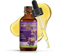 Bakuchiol Oil Organic Cold Pressed for Face - Bakuchiol Serum with Jojoba & Vitamin E, Natural Ingredients Facial Oil, Hydrating & Firming Anti-Aging Skin Care for Wrinkles, Firm & Restore, 60ml