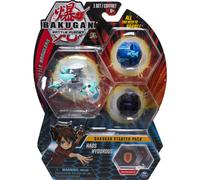 Bakugan 20104018-6053051 Starter Pack 3-Pack Haos Hydorous Collectible Transforming Creatures for Ages 6 and Up