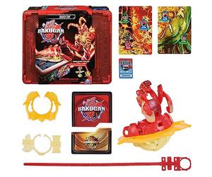 BAKUGAN 3.0 Baku-Tin with Special Attack Mantid, Metal Storage Box with Individually Assembled Action Figure and Trading Cards, for Children Aged 6 and Up
