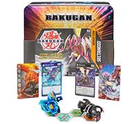 BAKUGAN Baku-Tin, Metal Storage Box with Exclusive Darkus Sectanoid and Another Surprise Ball