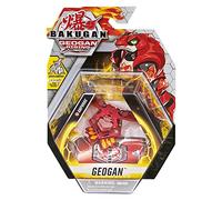 BAKUGAN Bakugan Geogan Rising 2021 Pyrus Amphrog Geogan (Viloch Combiner Part 6 of 7) Collectible Action Figure and Trading Cards