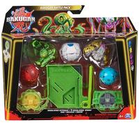 BAKUGAN Battle 5-Pack, Special Attack Octogan, Spidra, Hail, Nillious, Ventri; Customisable, Spinning Action Figures, Kids’ Toys for Boys and Girls 6 and up