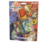 Bakugan Battle Brawlers Wristbands 2 Pack Kids Silicone Bracelets Fan Merch