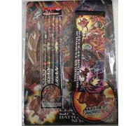 Bakugan Battle Brollers New Vestroia Stationery Set (Notebook, Underlayment, Pencil, Notepad, Sticker)
