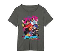 Bakugan Brawlers Team T-Shirt, Women's Plus, Asphalt Grey, 4X