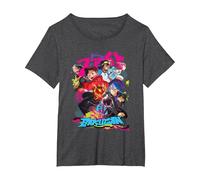 Bakugan Brawlers Team T-Shirt, Women's Plus, Dark Heather Grey, 4X
