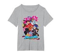 Bakugan Brawlers Team T-Shirt, Women's Plus, Heather Grey, 5X