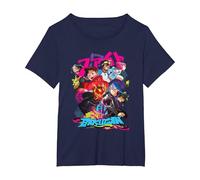 Bakugan Brawlers Team T-Shirt, Women's Plus, Navy Blue, 5X