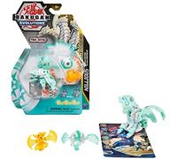 BAKUGAN Evolutions, Nillious with Nano Riptide and Chrysalin Platinum Power Up Pack, True Metal Action Figure, 2 Nanogan, 2 BakuCore, 2 Ability Cards, Kids’ Toys for Boys, Ages 6 and Up