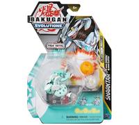 "Bakugan Evolutions, Sharktar with Nano Shadow and Clutch Platinum Power Up Pack, True Metal Action Figure, 2 Nanogan, 2 Bakucore, 2 Ability Cards, Kids Toys for Boys and Girls, Ages 6 and Up"
