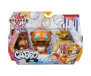 Bakugan, King Cubbo Deka Pack with Exclusive Jumbo and Core Cubbo, Geogan Rising Transforming Collectible Action Figures, Toys for Kids Boys Ages 6 and Up