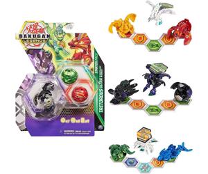 BAKUGAN Legends Starter Pack Tretorous Ultra Spartillion Fenneca 3-Pack Figure