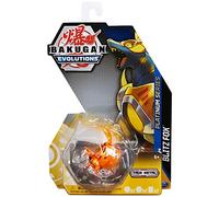 BAKUGAN Spinmaster Toys UK Ltd Bakugan Evolutions 2022 Platinum Series Die Cast Aurelus Blitz Fox Action Figure - Includes 1 True Metal Bakugan, 2 BakuCores, 1 Character Card - Age 6+