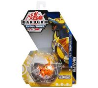 BAKUGAN Spinmaster Toys UK Ltd Bakugan Evolutions 2022 Platinum Series Die Cast Aurelus Blitz Fox Action Figure - Includes 1 True Metal Bakugan, 2 BakuCores, 1 Character Card - Age 6+