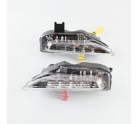 BAKUGO 2Pcs Car LED Daytime Running Light Fog Front Bumper Lamp DRL Flowing Yellow Turn Signal Light For Infiniti Q50 Sport 2014-2016