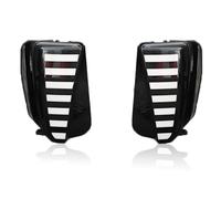 BAKUGO 2Pcs Car Led Daytime Running Light Front Fog Lamp DRL Dynamic Turn Signal Light For Toyota Prius 30 2012-2015 (Model B)