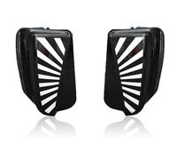 BAKUGO 2Pcs Car Led Daytime Running Light Front Fog Lamp DRL Dynamic Turn Signal Light For Toyota Prius 30 2012-2015 (Model A)