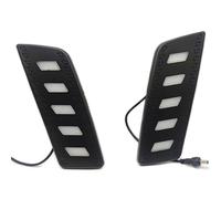 BAKUGO 2Pcs Car LED Daytime Running Light Front Grill Lamp Day Light Fog Lamp DRL For Ford Ranger 2012 2013 2014