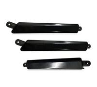 BAKUGO 2Pcs Car LED Daytime Running Light Front Grill Mesh Mask Cover DRL Fog Lamp For Ford Ranger Everest T8 2018 2019 2020 2021-Smoke Shell Yellow