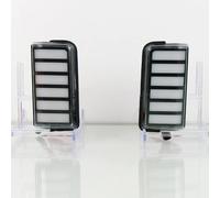 BAKUGO 2Pcs LED Dynamic Turn Signal Light Side Mirror Sequential Indicator Blinker Lamp For Toyota Land Cruiser Prado 250 LC250 2024 2025 (Clear Cover)
