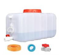 BAKULI Plastic Large Capacity Water Tank Container With Spigot For Emergency Storage Household Outdoor Camping Self-Driving Tour(110L/30gallon)