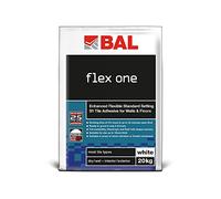 BAL Flex One Tile Adhesive For Walls & Floors - White 20kg