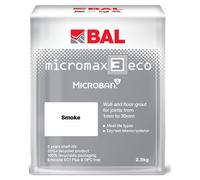 BAL Micromax3 Eco 5kg Flexible Wall and Floor Tile Grout | Smoke | 180mm x 160mm x 120mm