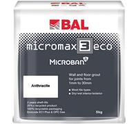 Bal Micromax3 Eco Antimicrobial Wall & Floor Anthracite Grout, 5Kg