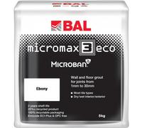 Bal Micromax3 Eco Antimicrobial Wall & Floor Black Ebony Grout, 5Kg