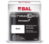 Bal Micromax3 Eco Antimicrobial Wall & Floor Ebony Grout, 2.5Kg