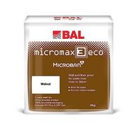 Bal Micromax3 Eco Grout Wall & Floor Grout, Rapid Set, Antimicrobial, Suitable For Interior & Exterior 5KG Bag - Walnut