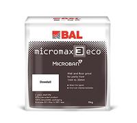 Bal Micromax3 Eco Grout Wall & Floor Grout, Rapid Set, Antimicrobial, Suitable For Interior & Exterior 5KG Bag - Dovetail