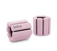 Bala Bangles | Fully Adjustable Wearable Wrist & Ankle Weights | Yoga, Dance, Running, Barre, Pilates, Cardio, Aerobics, Walking | 1 Pound Each, 2 Per Set (Blush Pink)