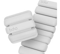 Bala Bangles Wrist & Ankle Weights - 2 lb Set Adjustable Weighted Bands for Women & Men - Silicone Arm & Leg Weights for Pilates, Yoga, Walking, Barre, Home Workout & Strength Training - Bone