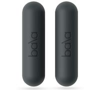 Bala Bars Dumbbell Set for Women & Men, 3lb Dumbbells (Charcoal) - Set of 2 Bars Designed for Walking, Strength Training, HIIT, Boxing & Aerobics - Dumbbell Weights for Working Out at Home