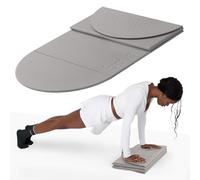 Bala Compact Workout Mat for Gym - 12MM Thick Slip-Resistant & Sweat Absorbing Yoga Mat for Pilates, Core Training & Exercise - Home Fitness Essentials for Women & Men - Travel-Friendly