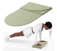 Bala Compact Workout Mat for Gym - 12MM Thick Slip-Resistant & Sweat Absorbing Yoga Mat for Pilates, Core Training & Exercise - Home Fitness Essentials for Women & Men - Travel-Friendly