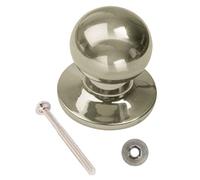 Bala Dummy Door Knob -Polished Stainless Steel by Discount Hardware UK