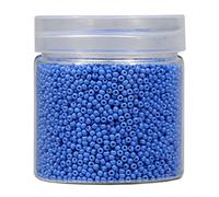 Bala&Fillic 2mm Round Blue Seed Beads 10000pcs/110 Grams in Box 12/0 for Making Jewelry Earring Bracelets Necklace