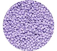 Bala&Fillic Lavender Color 4mm Seed Beads About 1200pcs/100Grams in Bag, 6/0 Glass Craft Beads for Making Bracelet and Necklace (Lavender)