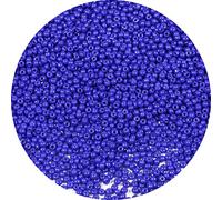 Bala&Fillic Size 2mm Dark Blue Color Seed Beads 9000+pcs/100 Grams, 12/0 Round Glass Craft Beads for Making Jewelry Earring Bracelets Necklace