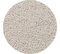Bala&Fillic Size 2mm Pearl Color Seed Beads 9000+pcs/100 Grams, 12/0 Round Glass Craft Beads for Making Jewelry Earring Bracelets Necklace